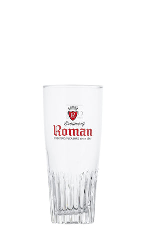 Roman Pils glas 'ribbel' 25cl (6 stuks)